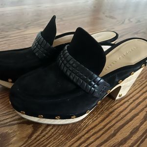 Veronica Beard suede clogs size 8